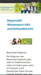 Mobile Screenshot of bayerwald-tourist.info